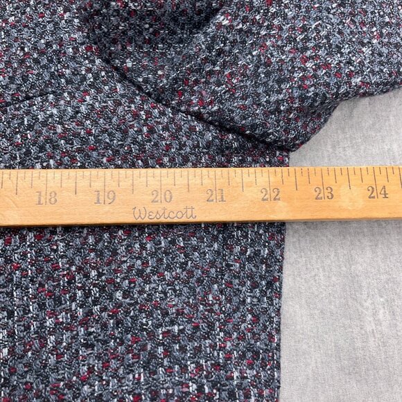 George Lawrence‎ Blazer Men 42 Black Red Wool Tweed Classic Career Jacket VTG - Picture 5 of 13